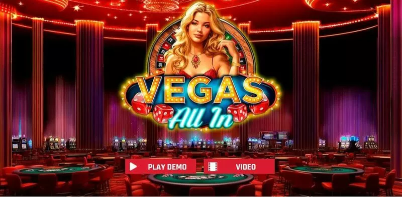 Vegas All In Red Rake Gaming 5 Reel 10 Line