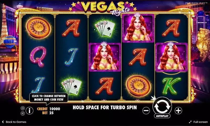 Vegas Nights Pragmatic Play 5 Reel 25 Line