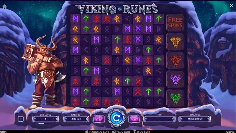 Viking Runes Yggdrasil 9 Reel 