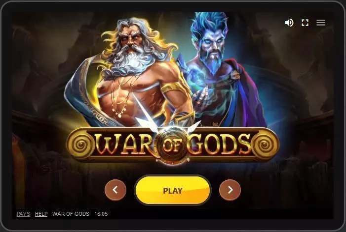 War of Gods Red Tiger Gaming 5 Reel 60 Line