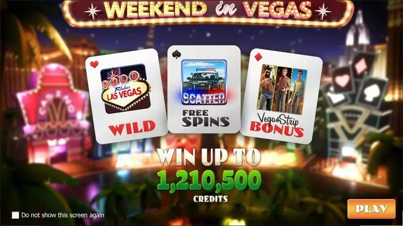 Weekend in Vegas BetSoft  25 Line