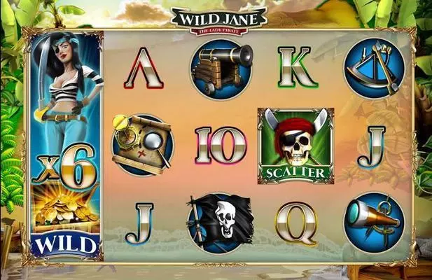 Wild Jane, the Lady Pirate Leander Games 5 Reel 20 Line