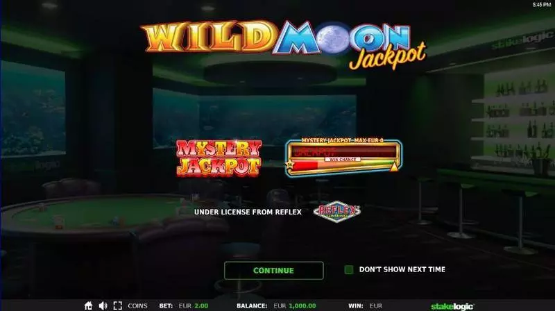 Wild Moon Jackpot StakeLogic 4 Reel 7 Line