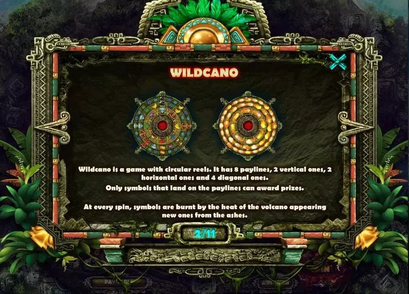 Wildcano Red Rake Gaming 3 Reel 8 Line
